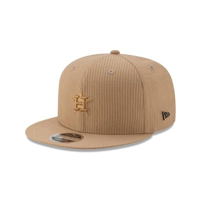 Houston Astros Gorra | New Era MLB Seersucker Black Label 9fifty Snapback Cap Mexico - Marrom